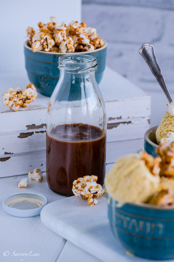 Popcorneis Mit Karamell Popcorn Savorylens