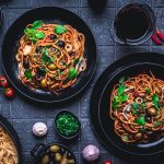 Spaghetti alla puttanesca mit Boquerones