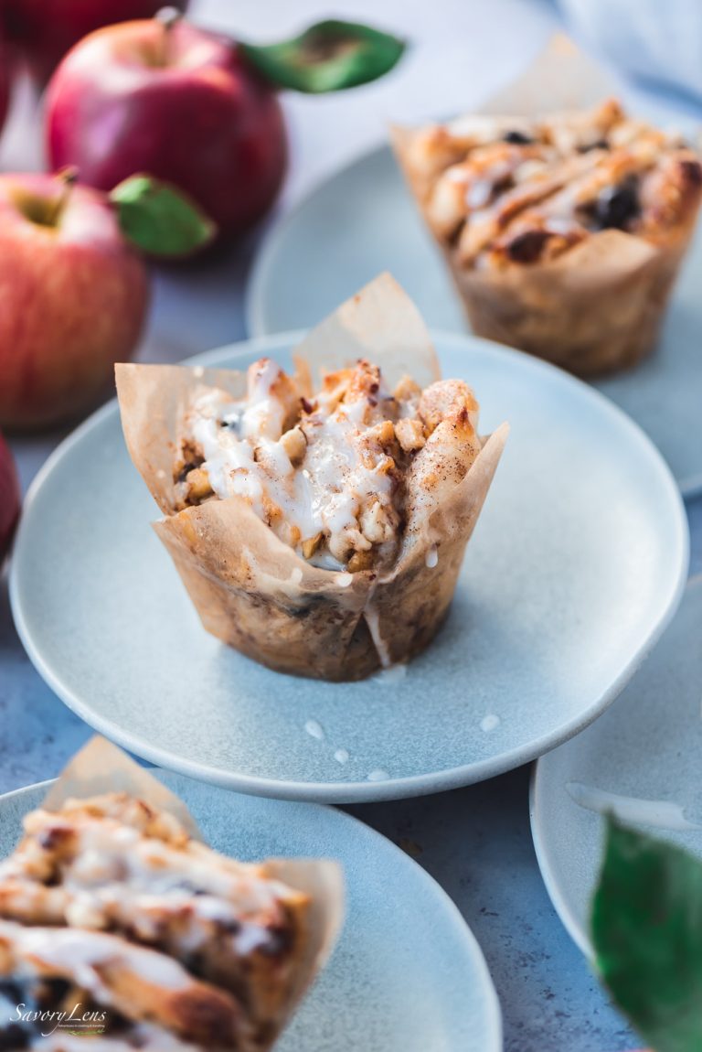 Apfel-Haselnuss-Pull-Apart-Muffins – SavoryLens