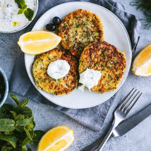 Kolokithokeftedes - Griechische Zucchinipuffer – SavoryLens