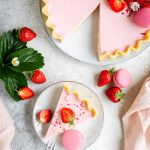 Erdbeer-Mascarpone-Tarte mit Macarons