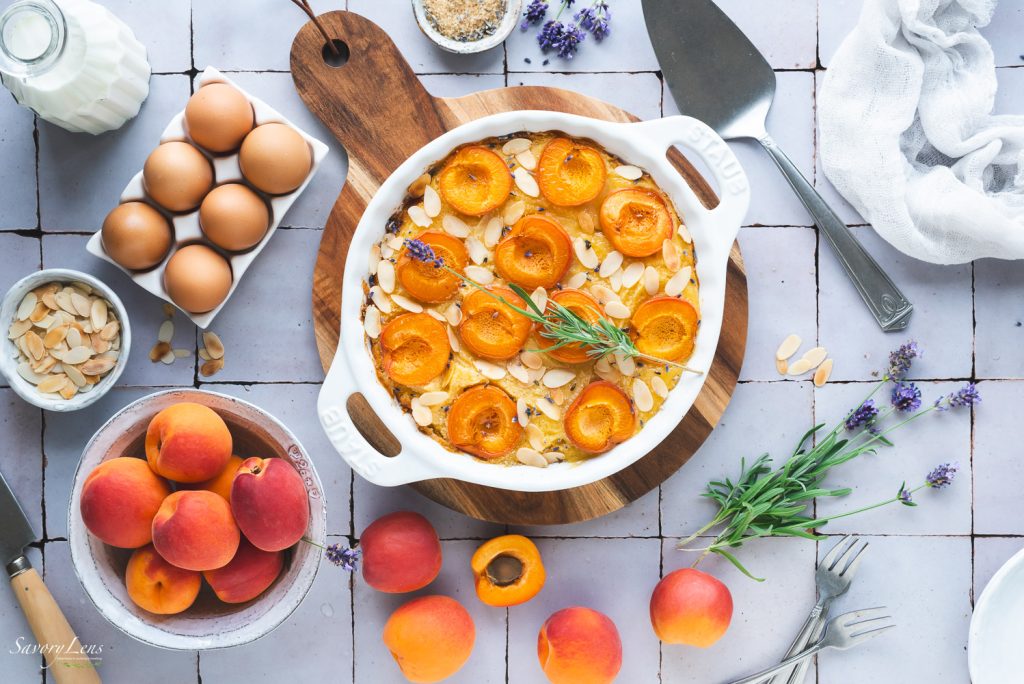 Clafoutis mit Aprikosen und Lavendel - Ein sommerliches französisches ...