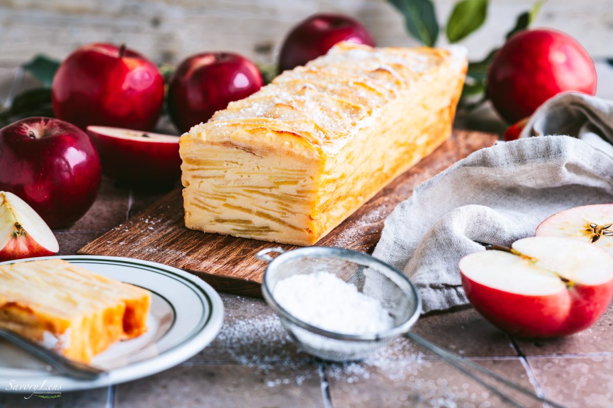 Invisible Apple Cake - "Unsichtbarer" Apfelkuchen  SavoryLens