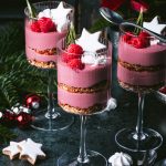 Himbeer-Zimtstern-Dessert