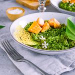 Bärlauch Risotto mit Stremellachs