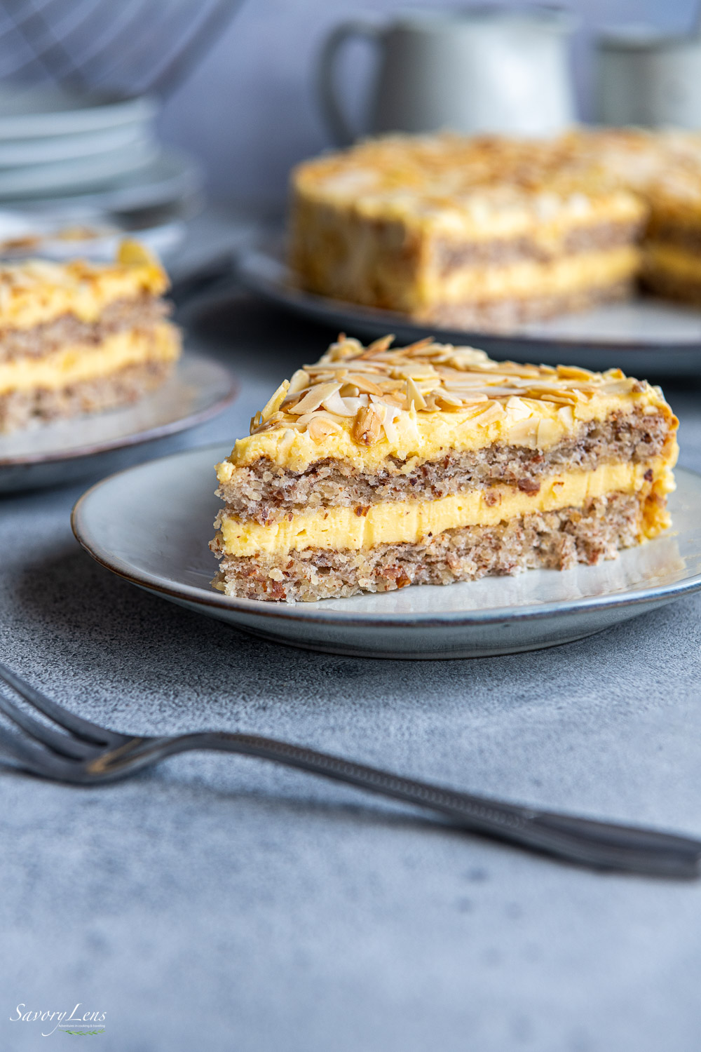 Schwedische Mandeltorte - Mandeltårta