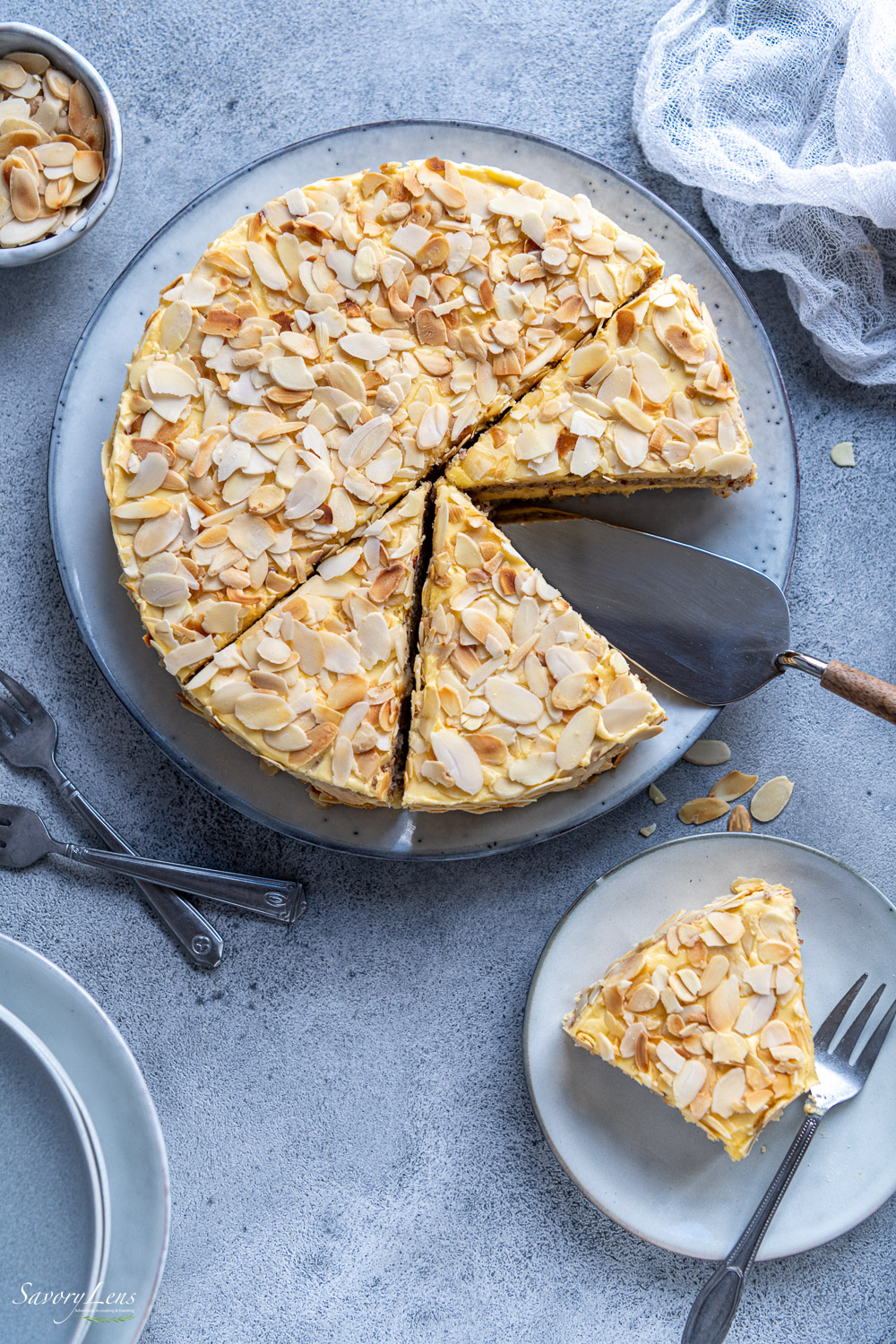 Schwedische Mandeltorte - Mandeltårta