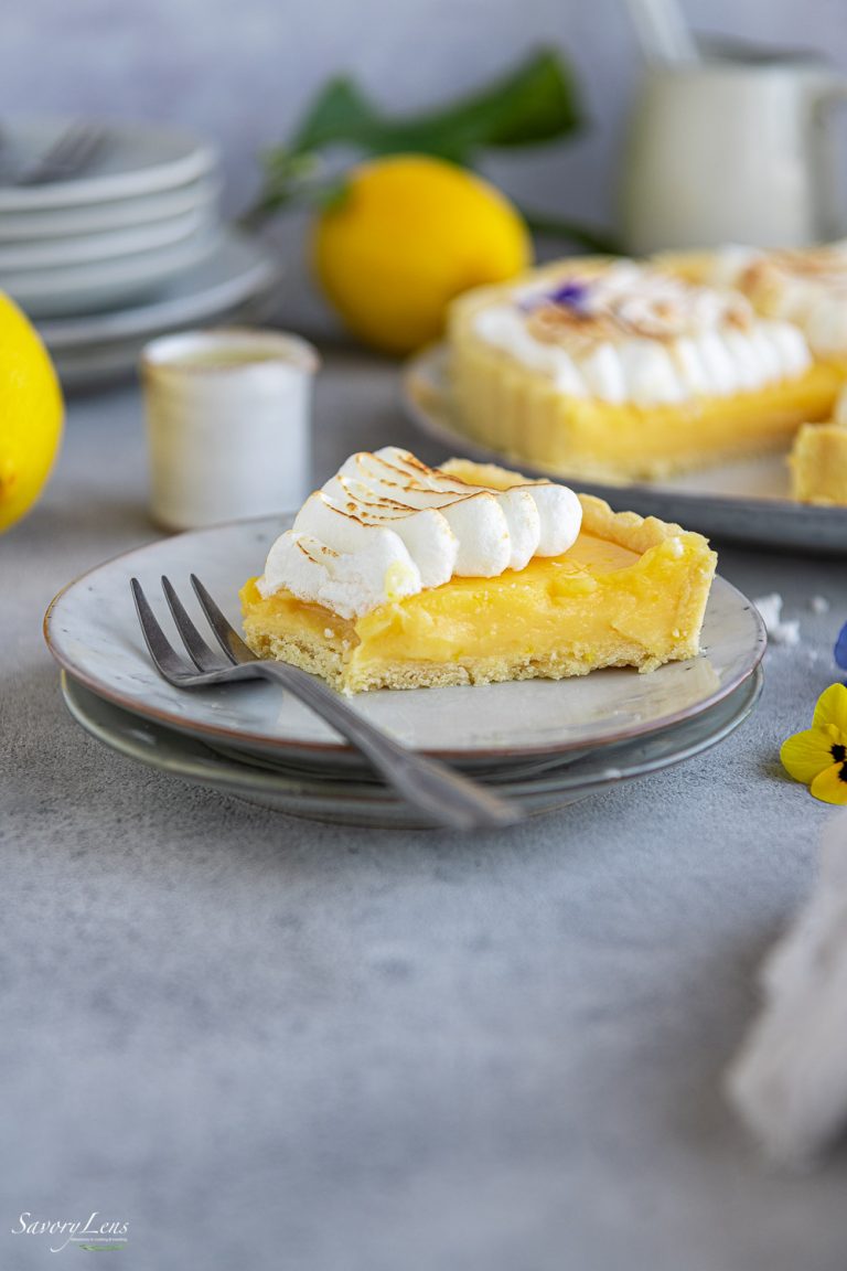 Tarte au citron - Französische Zitronentarte mit Baiser – SavoryLens Tarte au citron - Französische Zitronentarte mit Baiser – SavoryLens