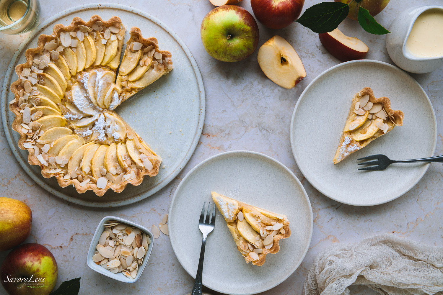 Apfel-Marzipan Kuchen
