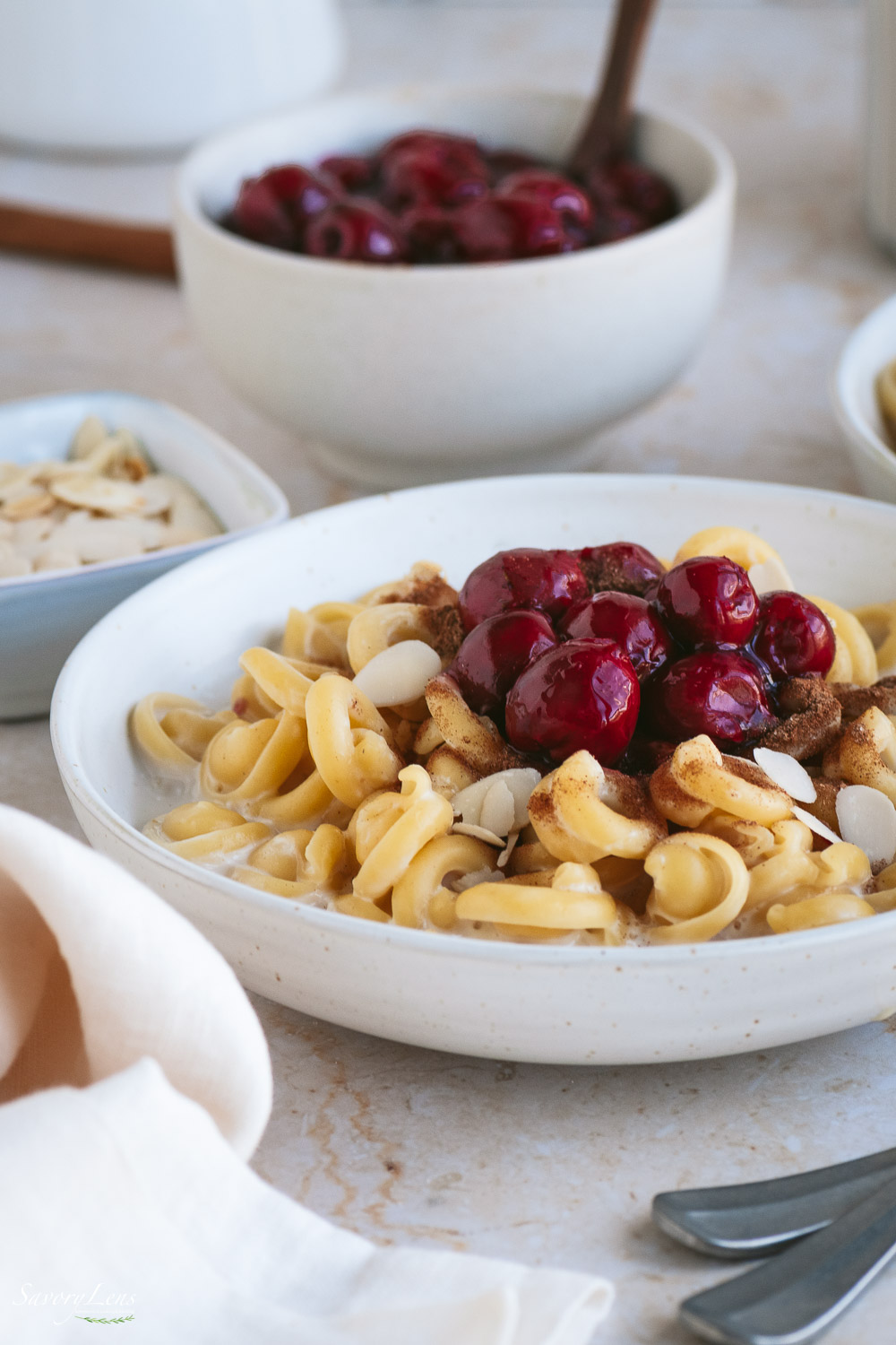 Milchnudeln mit Zimtzucker
