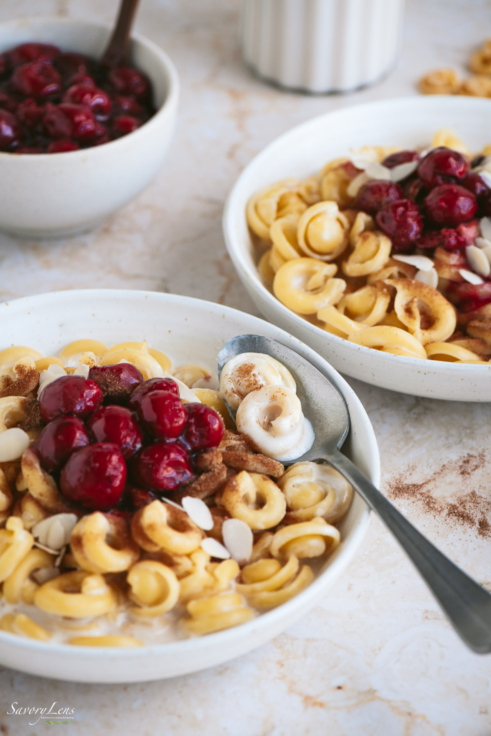 Milchnudeln mit Zimtzucker