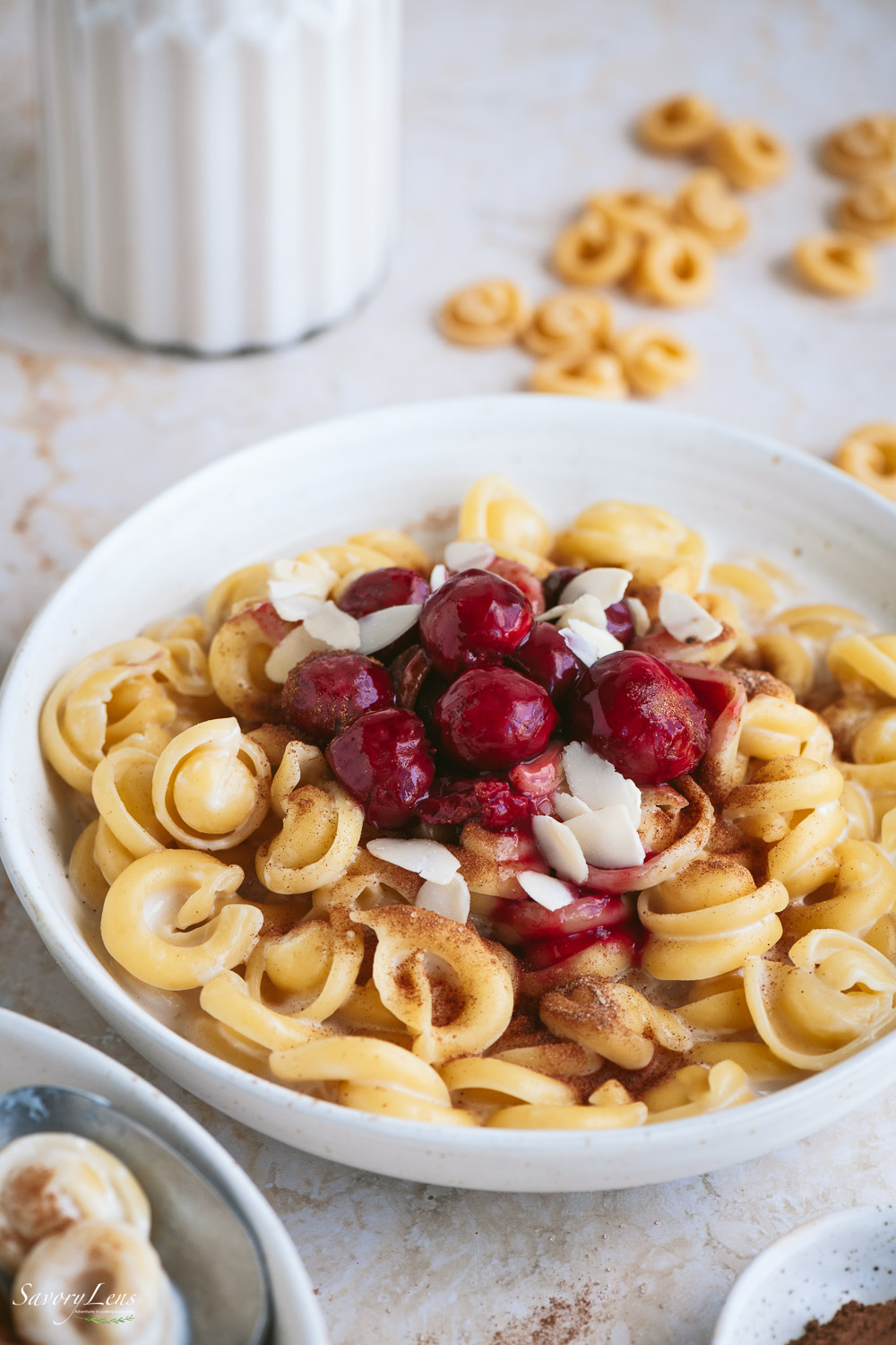 Milchnudeln mit Zimtzucker