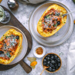 Mediterraner Spaghettikürbis