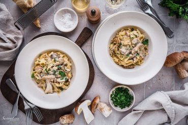 Tagliatelle mit Steinplizen