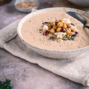 Geröstete Blumenkohlsuppe