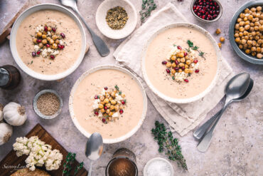 Geröstete Blumenkohlsuppe